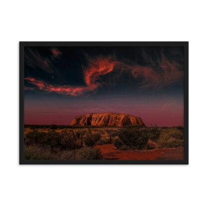 Uluru Under Firelit Skies - Image 2