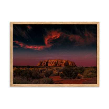 Uluru Under Firelit Skies - Image 3